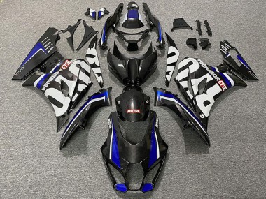 Cheap 2017-2024 Suzuki GSXR 1000 Motorcycle Fairings - Carbon Fiber Style Blue Canada