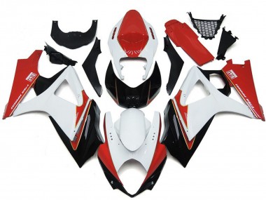 Cheap 2007-2008 Suzuki GSXR 1000 Motorcycle Fairings - White Red Black Canada