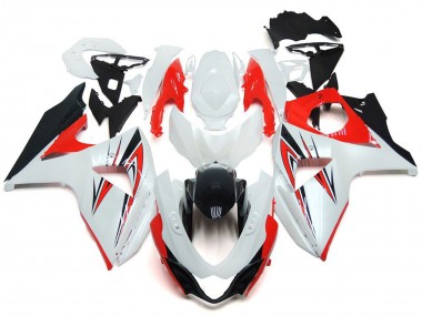 Cheap 2009-2016 Suzuki GSXR 1000 Motorcycle Fairing - White Red Black Canada