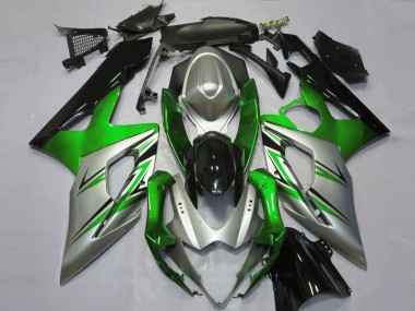 Cheap 2005-2006 Suzuki GSXR 1000 Motorcycle Fairings - Green Silver Black Canada