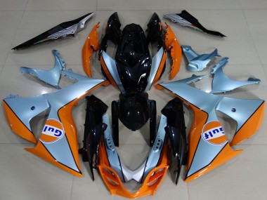 Cheap 2009-2016 Suzuki GSXR 1000 Motorcycle Fairings - Light Blue Orange Black Gulf Canada