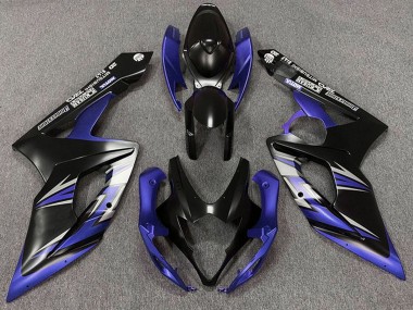 Cheap 2005-2006 Suzuki GSXR 1000 Motorcycle Fairings - Matte Black Blue Canada