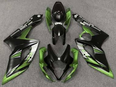 Cheap 2005-2006 Suzuki GSXR 1000 Motorcycle Fairing - Matte Black Green Canada