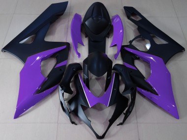 Cheap 2005-2006 Suzuki GSXR 1000 Motorcycle Fairings - Matte Black Purple Canada