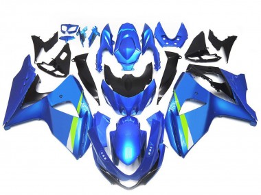 Cheap 2009-2016 Suzuki GSXR 1000 Motorcycle Fairings - Blue Green Black Canada