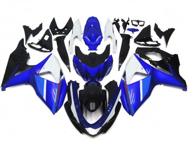 Cheap 2009-2016 Suzuki GSXR 1000 Motorcycle Fairings - White Blue Black Canada