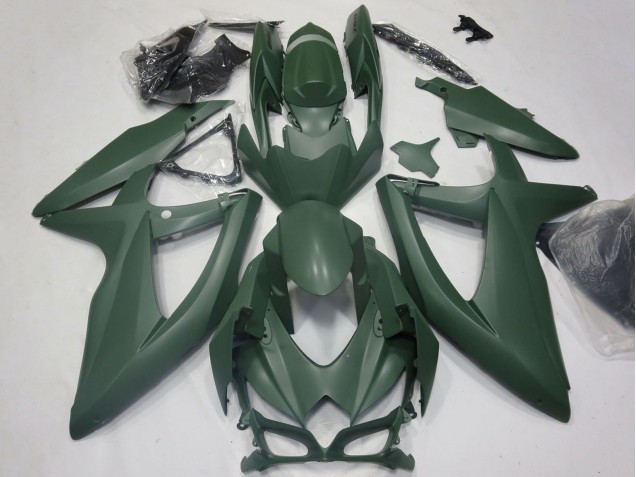 2008-2010 Suzuki GSXR 600 / GSXR 750 Motorcycle Fairings - Army Green Canada