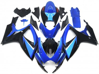 Cheap 2006-2007 Suzuki GSXR 600 / GSXR 750 Motorcycle Fairings - Blue Black Red Stripe Canada