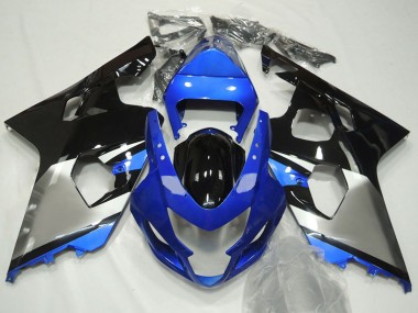 Cheap 2004-2005 Suzuki GSXR 600 / GSXR 750 Motorcycle Fairings - Blue Silver Black Canada