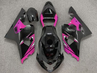 Cheap 2004-2005 Suzuki GSXR 600 / GSXR 750 Motorcycle Fairings - Glossy Black Pink Canada