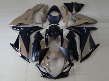 Cheap 2011-2024 Suzuki GSXR 600 / GSXR 750 Motorcycle Fairings - Grey Glossy Black Matte Black Canada