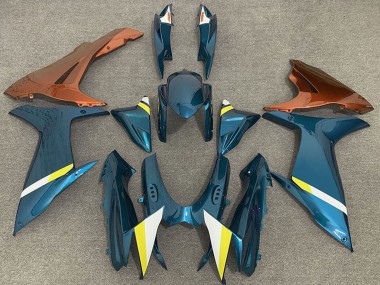 Cheap 2011-2024 Suzuki GSXR 600 / GSXR 750 Motorcycle Fairings - Light Blue Orange White Yellow Canada