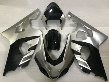 Cheap 2004-2005 Suzuki GSXR 600 / GSXR 750 Motorcycle Fairings - Silver Black Canada