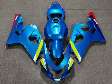 Cheap 2004-2005 Suzuki GSXR 600 / GSXR 750 Motorcycle Fairings - Blue Yellow Red Canada
