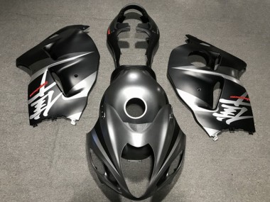 Cheap 1996-2007 Suzuki GSXR 1300 Motorcycle Fairings - Matte Silver Black Canada