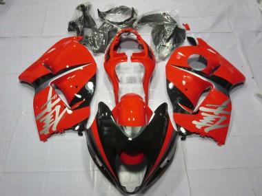 Cheap 1996-2007 Suzuki GSXR 1300 Motorcycle Fairings - Red Black Silver Decal Canada