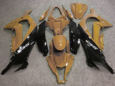 Cheap 2016-2020 Kawasaki ZX10R Motorcycle Fairings - Desert Tan Glossy Black Canada