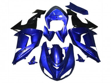 Cheap 2006-2007 Kawasaki ZX10R Motorcycle Fairings - Blue Black Canada