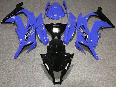 Cheap 2011-2015 Kawasaki ZX10R Motorcycle Fairings - Blue Glossy Black Canada