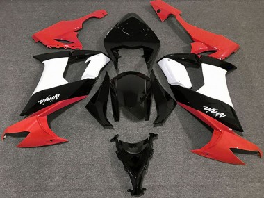 Cheap 2008-2010 Kawasaki ZX10R Motorcycle Fairings - Glossy Red Black and White Canada