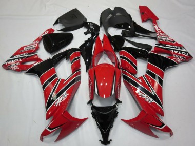 Cheap 2008-2010 Kawasaki ZX10R Motorcycle Fairings - Red Black Canada
