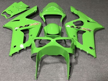 Cheap 2003-2004 Kawasaki ZX6R Motorcycle Fairings - Light Green Canada