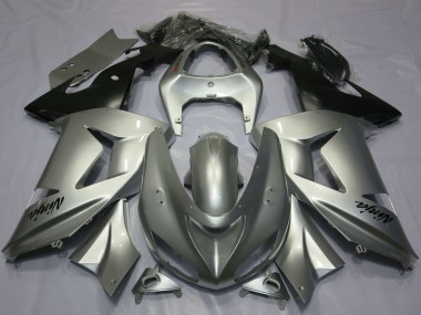 Cheap 2003-2004 Kawasaki ZX6R Motorcycle Fairings - Silver Canada
