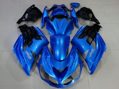 Cheap 2012-2024 Kawasaki ZX14R ZZR1400 Motorcycle Fairings - Blue Black Canada
