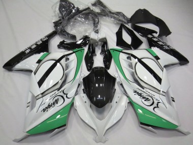 Cheap 2013-2017 Kawasaki Ninja 300 Motorcycle Fairings - Glossy White Green Black Canada