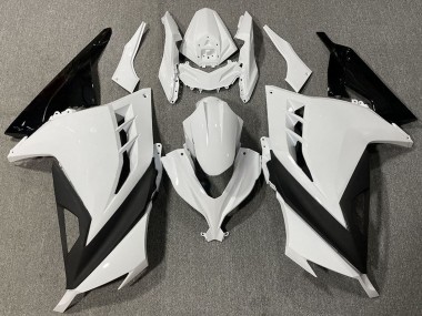 Cheap 2013-2017 Kawasaki Ninja 300 Motorcycle Fairings - White Black Canada