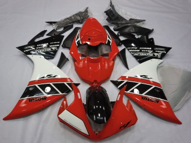 Cheap 2012-2014 Yamaha R1 Motorcycle Fairings - Red White Glossy Black Canada