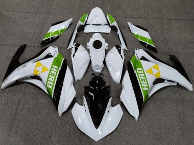 Cheap 2015-2018 Yamaha R3 Motorcycle Fairings - White Green Glossy Black Canada