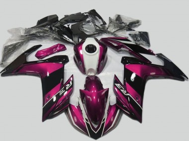 Cheap 2015-2018 Yamaha R3 Motorcycle Fairing Kits - Purple White Glossy Black Canada