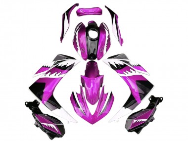 Cheap 2015-2018 Yamaha R3 Motorcycle Fairings - Pink White Glossy Black Shark Canada
