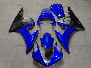 Cheap 2005 Yamaha R6 Motorcycle Fairings - Blue Matte Black Canada