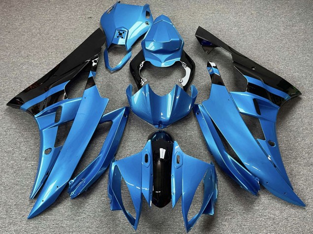2006-2007 Yamaha R6 Motorcycle Fairings - White Blue Red Green Dunlop Wudy Michelin Motul Canada