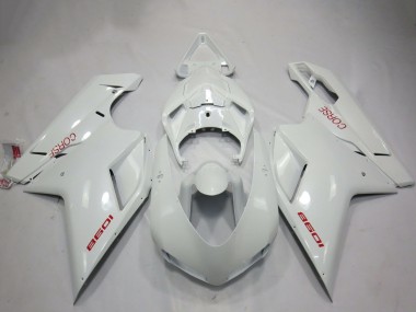 Cheap 2007-2014 Ducati 1098 Motorcycle Fairings - White Corse Canada
