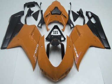 Cheap 2007-2014 Ducati 848 Motorcycle Fairings - Brown Matte Black Canada