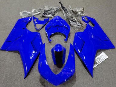 Cheap 2007-2014 Ducati 1098 Motorcycle Fairings - Glossy Blue Plain Canada