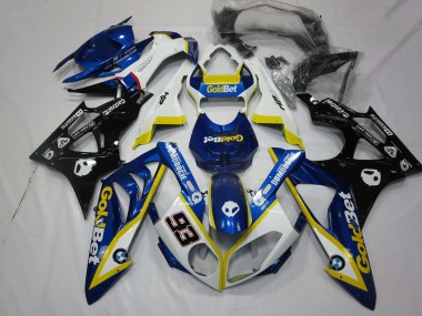 Cheap 2009-2014 BMW S1000RR Motorcycle Fairings - White Yellow Blue Glossy Black GoldBet 93 Canada