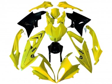 Cheap 2009-2014 BMW S1000RR Motorcycle Fairings - Yellow Glossy Black HP Canada