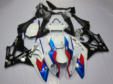 Cheap 2009-2014 BMW S1000RR Motorcycle Fairings - White Red Blue Glossy Black Castrol OEM Style Canada
