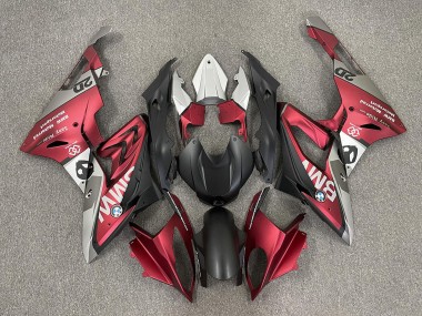 Cheap 2009-2014 BMW S1000RR Motorcycle Fairings - Red Matte Black Canada