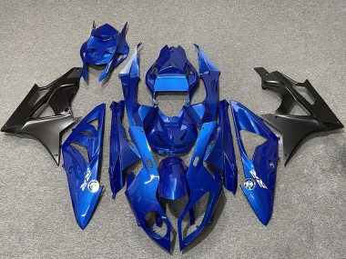 Cheap 2009-2014 BMW S1000RR Motorcycle Fairings - Blue Matte Black Canada