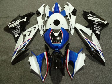 Cheap 2009-2014 BMW S1000RR Motorcycle Fairings - White Red Blue Glossy Black HP Canada