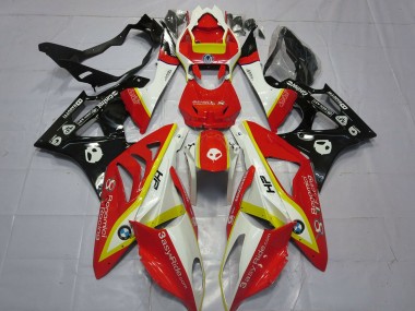 Cheap 2009-2014 BMW S1000RR Motorcycle Fairings - White Red Yellow Glossy Black Canada