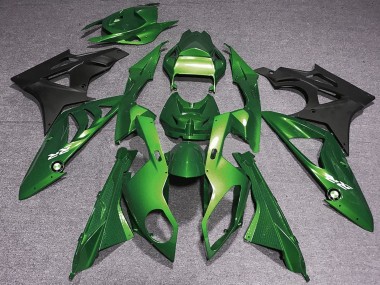 Cheap 2009-2014 BMW S1000RR Motorcycle Fairings - Green Matte Black Canada
