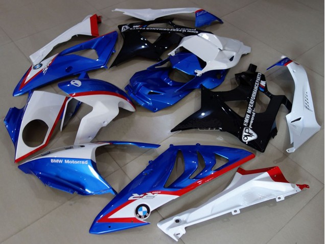 2009-2014 BMW S1000RR Motorcycle Fairings - White Red Blue Glossy Black Canada