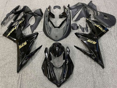 Cheap 2013-2016 Triumph Daytona 675 Motorcycle Fairings - Glossy Black Gold Decals Canada