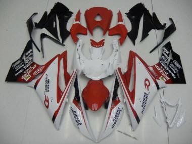 Cheap 2013-2016 Triumph Daytona 675 Motorcycle Fairing - White Red Glossy Black Canada